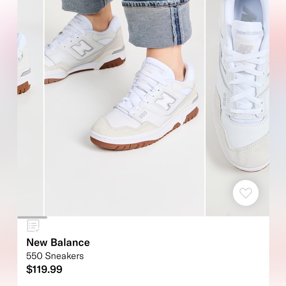 NWT - New Balance 550 Sneakers